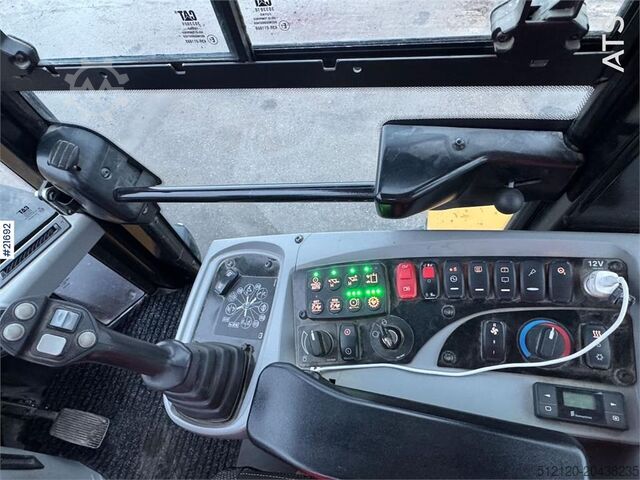 Radlader CAT 918M wheel loader w/ grading bucket, flap wing buc