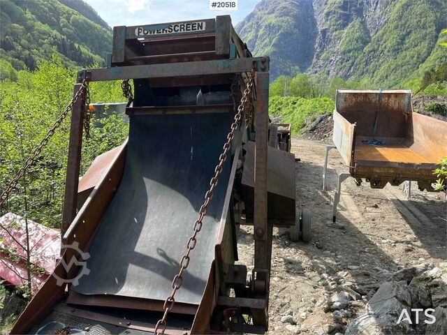 Siebanlage Powerscreen MK2 sikteverk. WATCH VIDEO
