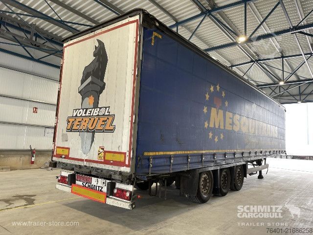 Auflieger mit Pritsche & Plane Schmitz Cargobull Semiremolque Lona Mega