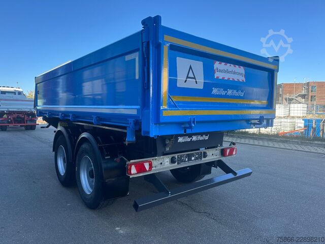 Three-way tipper trailer MÜLLER-MITTELTAL TA-2 Tandem 3 Seiten Kipper