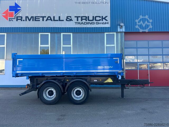Three-way tipper trailer MÜLLER-MITTELTAL TA-2 Tandem 3 Seiten Kipper