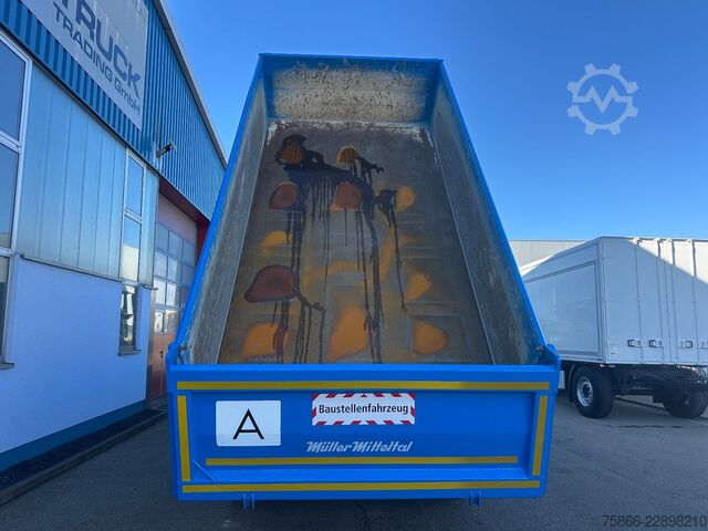 Three-way tipper trailer MÜLLER-MITTELTAL TA-2 Tandem 3 Seiten Kipper