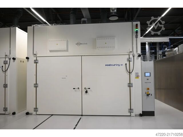 Recirculating chamber oven 200°C, electric oven Vötsch VTU 375/230/135 mit 11,6m³