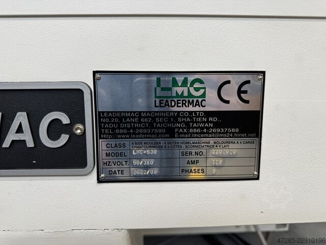 Four-sided planer Leadermac Compact LMC-530C