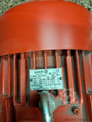 3x11kW turbines for shot blasting machine Gostol 3SIEK 160M2A