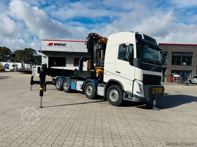 LKW mit Pritsche (offen) VOLVO FH 540 8x2 EFFER Kran Sattelzugmaschine