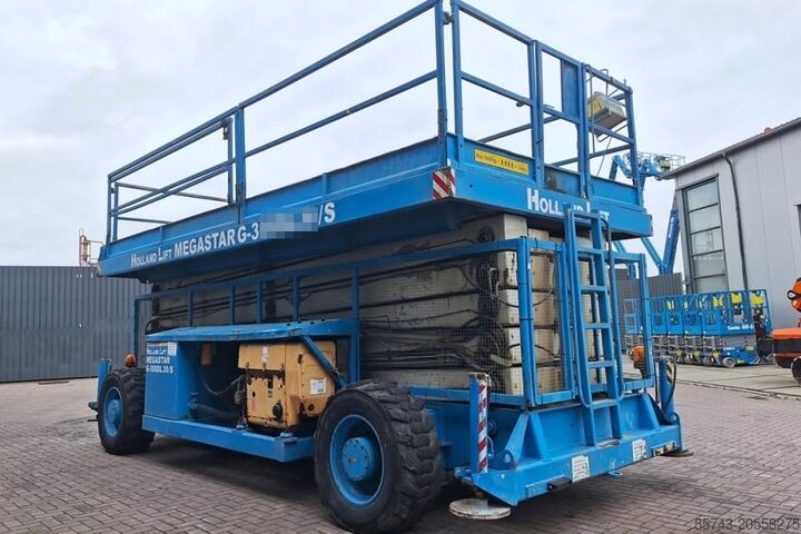 Scissor lift Holland Lift Megastar G-300DL30/S Diesel, 4x4x4 Drive, 33.5m Wo