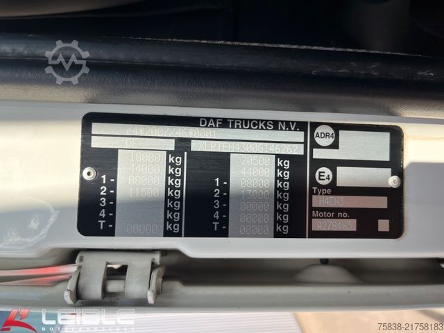 Standard tractor unit DAF XF 460 SSC*Standklima*Tank 845L*DTCO 4.1*