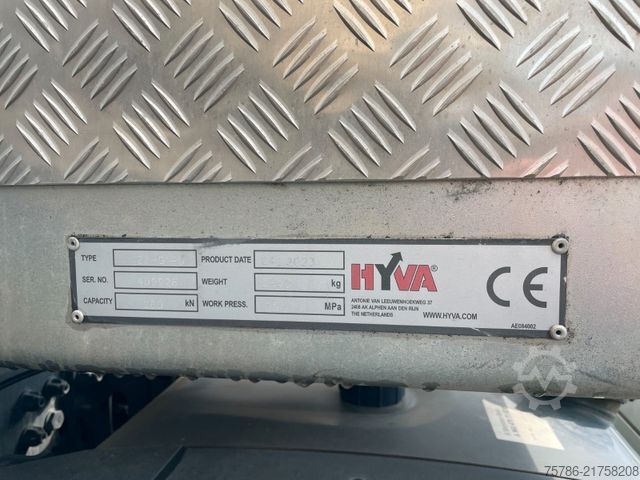 Roll-off tipper truck MERCEDES-BENZ Arocs 3345 6x6 BB/ Hyva 26-51-S/ Kran Hydr.