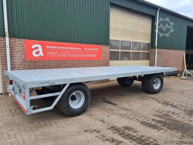 Flatbed  Balenwagen verzinkt