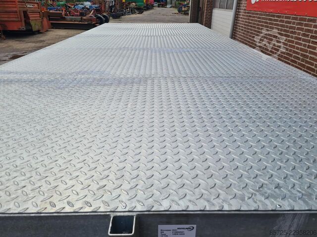 Flatbed  Balenwagen verzinkt