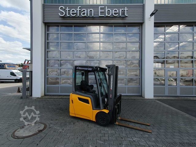 Front loader forklift JUNGHEINRICH EFG 215 / Triplex: 4.25m! / nur 3.439h! / 2022