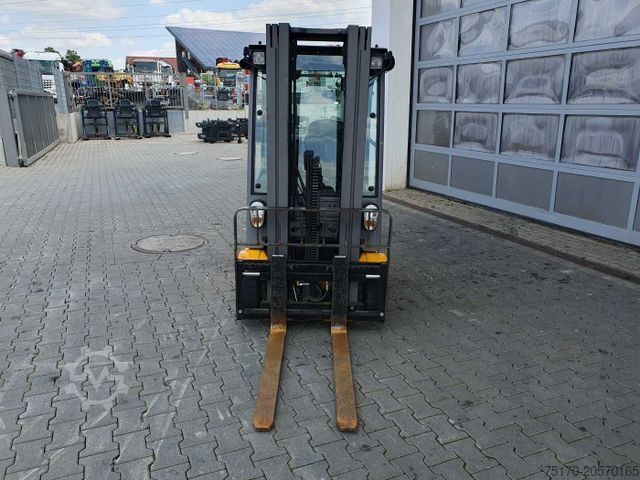 Front loader forklift JUNGHEINRICH EFG 215 / Triplex: 4.25m! / nur 3.439h! / 2022