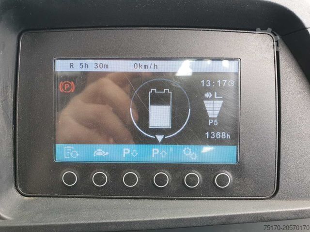 Front loader forklift JUNGHEINRICH EFG 215 / Triplex: 4.25m! / SS / nur 1.368h!