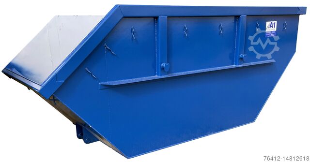 Skip container A1 Container Absetzmulde 7 m³ RAL 5010 Enzianblau Absetzcontainer