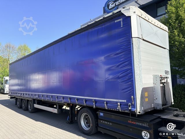 Open semitrailer with tarp SCHMITZ CARGOBULL SCS 24/L - 13.62 Mega Lift XL