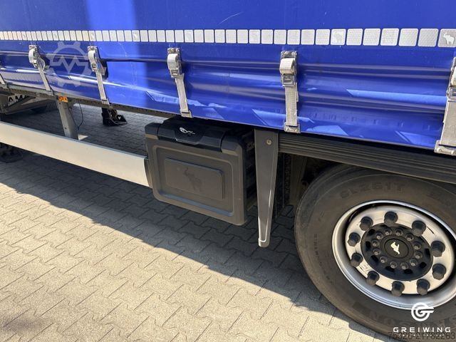 Open semitrailer with tarp SCHMITZ CARGOBULL SCS 24/L - 13.62 Mega Lift XL