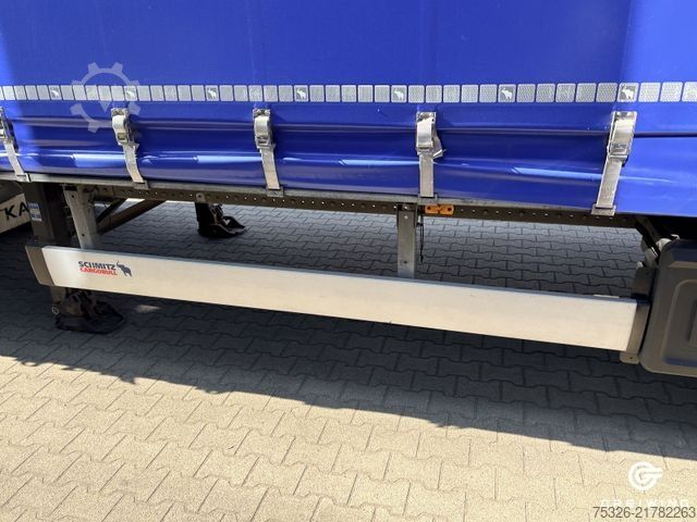 Open semitrailer with tarp SCHMITZ CARGOBULL SCS 24/L - 13.62 Mega Lift XL