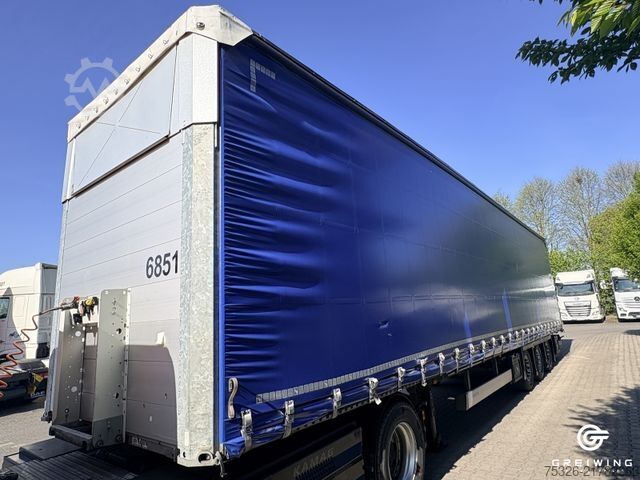 Open semitrailer with tarp SCHMITZ CARGOBULL SCS 24/L - 13.62 Mega Lift XL