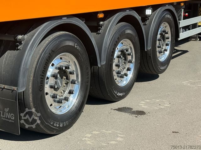 Walking floor semitrailer Heitling HEITLING Push-Trailer 65 cbm, Lenkachse, MIETEN?