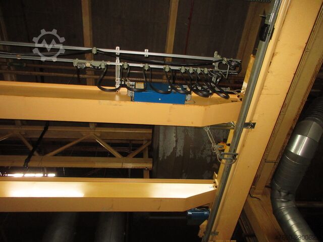 Kranhimmel Kran Hallenkran Kranbahn ABUS Portalkran Hallenkran + Stahlbau 5t Abus Seilzug 5t 5000Kg Länge 19x12,5m