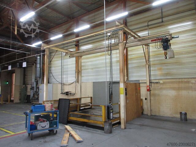 Kranhimmel Kran Hallenkran Kranbahn Demag Portalkran Hallenkran Stahlbau 2t Demag PK Kettenzug 2000Kg 2t 7,5x4m
