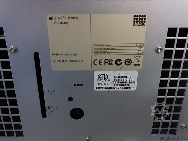 Qiagen PyroMark Q24 Sequencer Qiagen PyroMark Q24