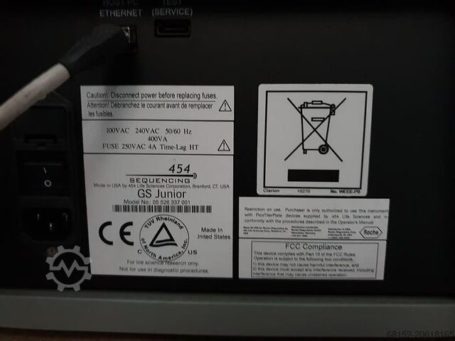 Roche GS Junior Sequencer Roche GS Junior