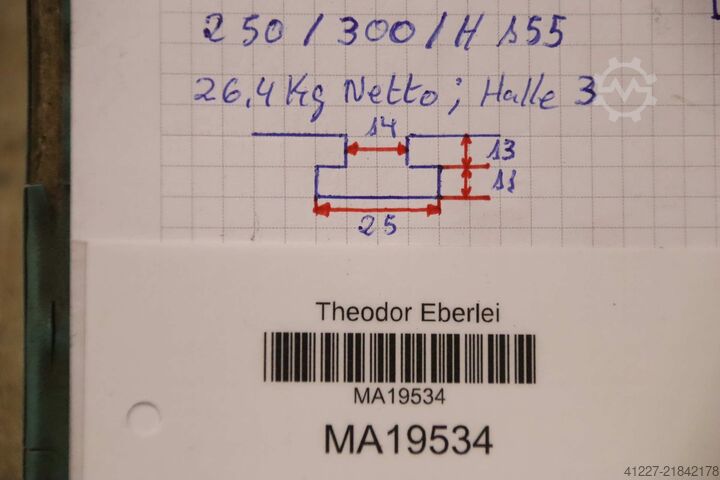 Adjustable clamping table angle unbekannt 300/250/H155 mm