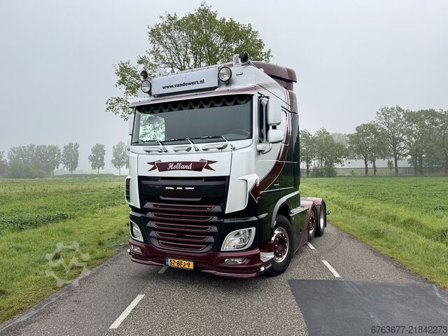 Daf XF 460 FTG 6X2 Tractor Unit 2015 - Automatic - Euro 6 - Alcoa wheels - Stand air conditioning -  DAF XF 460 FTG 6X2  Trekker 2015 -  Automaat - Euro 6  - Alcoa 's - Stand airco -  Apk 6-2026