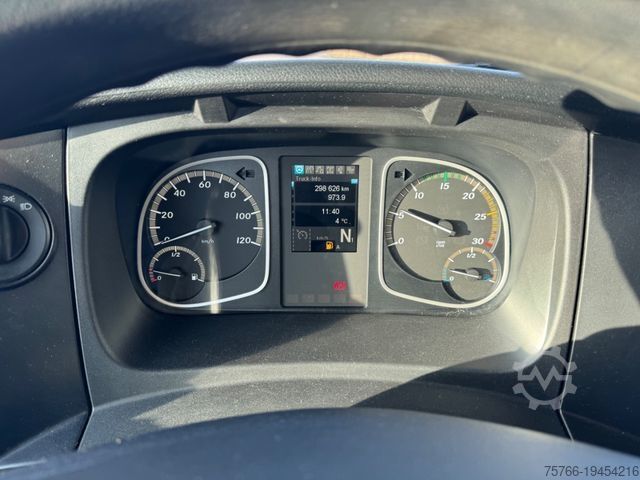 Flatbed truck with tarp MERCEDES-BENZ ATEGO 1230 / Schiebeplane / LBW / 2 x AHK