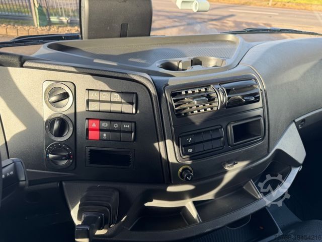 Flatbed truck with tarp MERCEDES-BENZ ATEGO 1230 / Schiebeplane / LBW / 2 x AHK