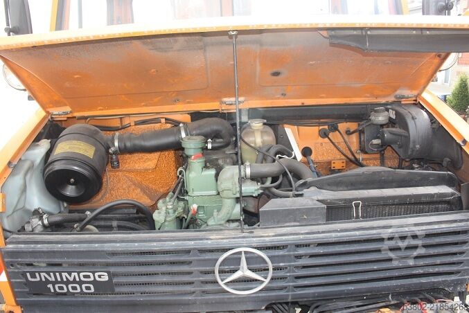 Unimog Klaus excavator front loader Mercedes-Benz Unimog U424/U1000