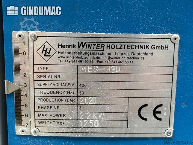 Holzkreissäge WINTER WINTER MBS 930