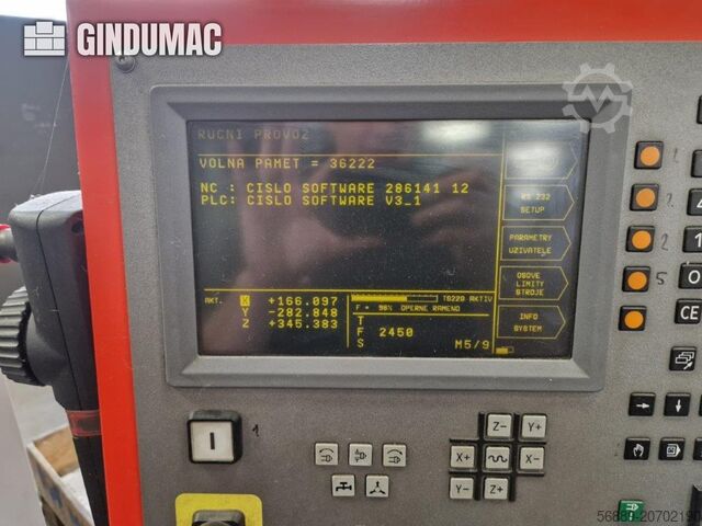 VERTIKALES BEARBEITUNGSZENTRUM INTOS FNG-40 CNC E