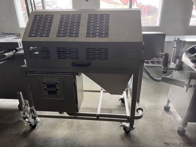 Filling machine + forming machine + separator Kompletna linia do produkcji hamburgerów Roobot 500 + FM250 + SC261