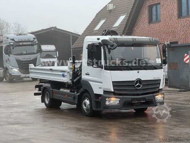 Dreiseitenkipper LKW MERCEDES-BENZ Atego 823 4x2 Meiller DSK,HIAB-Ladekran *NEU*