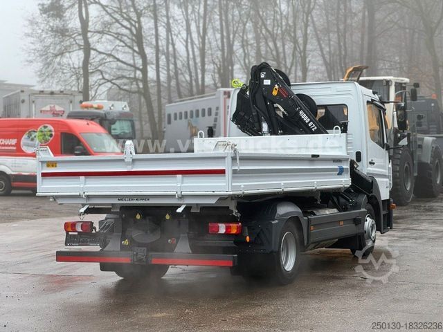 Dreiseitenkipper LKW MERCEDES-BENZ Atego 823 4x2 Meiller DSK,HIAB-Ladekran *NEU*