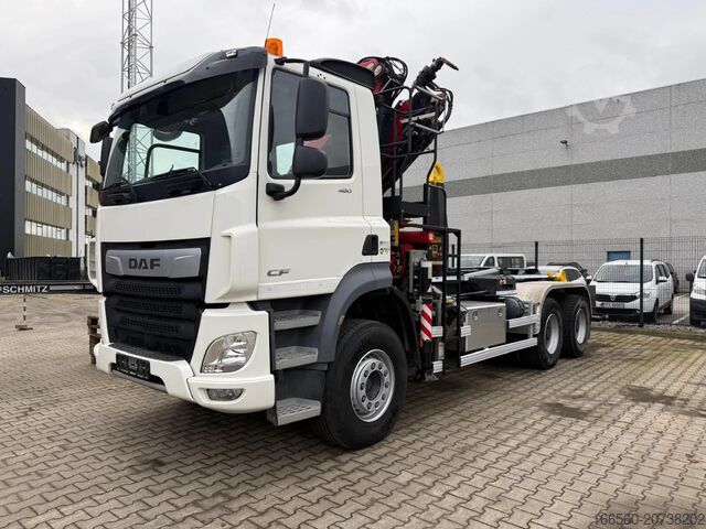 Crane truck DAF CF 480 FAT + Crane FASSI F235A.2.23 E-DYNAMIC +...