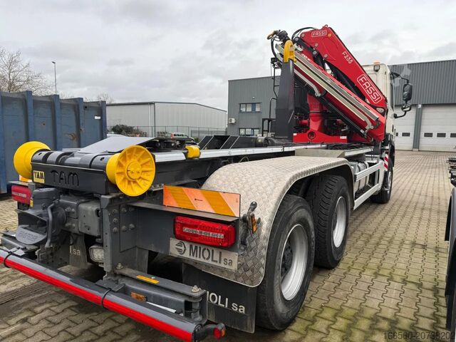 Crane truck DAF CF 480 FAT + Crane FASSI F235A.2.23 E-DYNAMIC +...