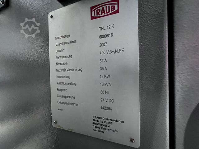 CNC-Drehmaschine Traub TNK 12k