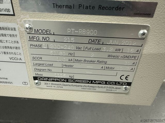 Belichter Agfa/Screen PT-R 8900