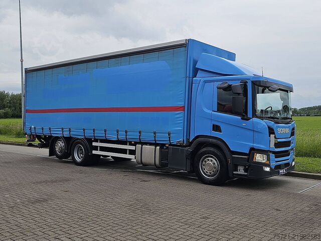 Sliding tarpaulin SCANIA P320 6X2*4 TAILLIFT AIRCO