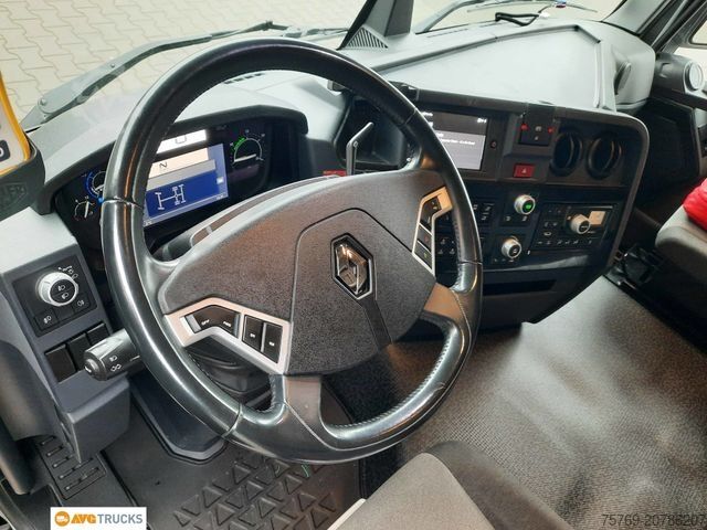 Roll-off tipper truck RENAULT T 480 6X2 Meiller Lenkachse hydr. Verriegelung