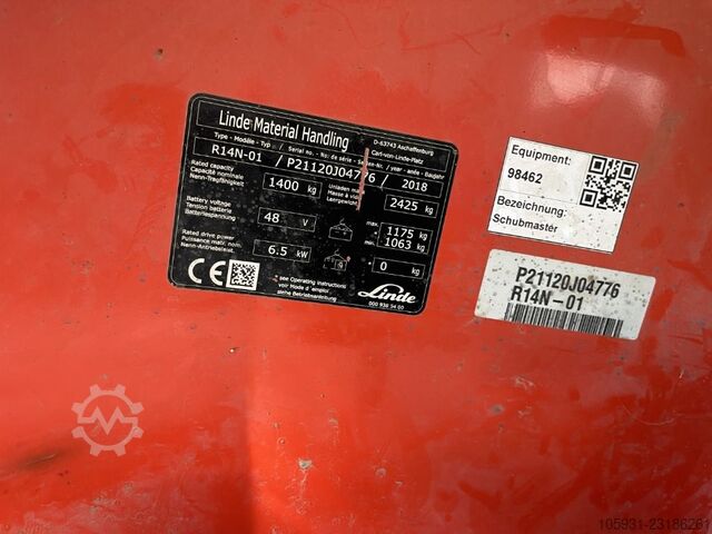 Reach Truck Linde R14N-01