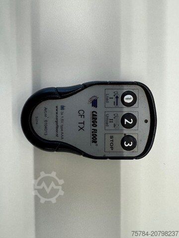 Auflieger mit Walkingfloor KNAPEN SCHUBBODEN 92QM, CARGOFLOOR, LIFT-LENK, FUNK, BPW, TÜV NEU