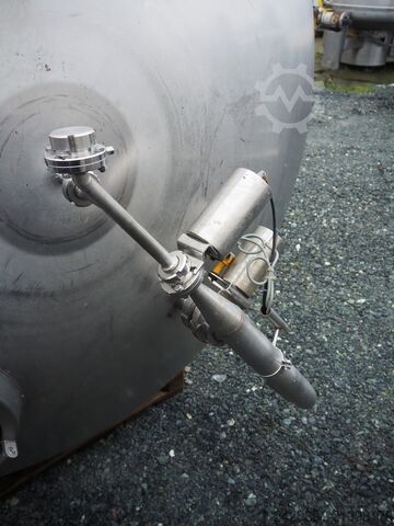 Vertical process tank for mayonnaise LEUSHUIS 3500L
