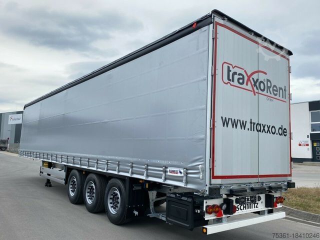 Auflieger mit Pritsche & Plane SCHMITZ CARGOBULL SCS -MIETE ab 650 ¤, XL + Getränke + DC