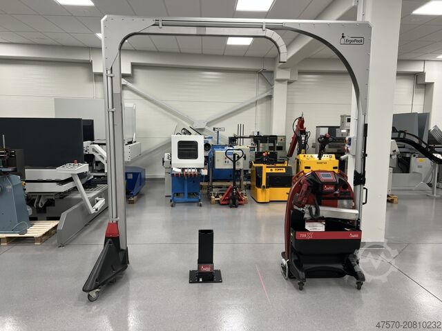 Paletten-Umreifungsmaschine mit Rahmen ErgoPack 726X X-Pert Pallet Strapping Machine with Gate