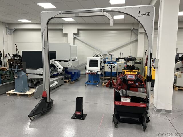 Paletten-Umreifungsmaschine mit Rahmen ErgoPack 726X X-Pert Pallet Strapping Machine with Gate